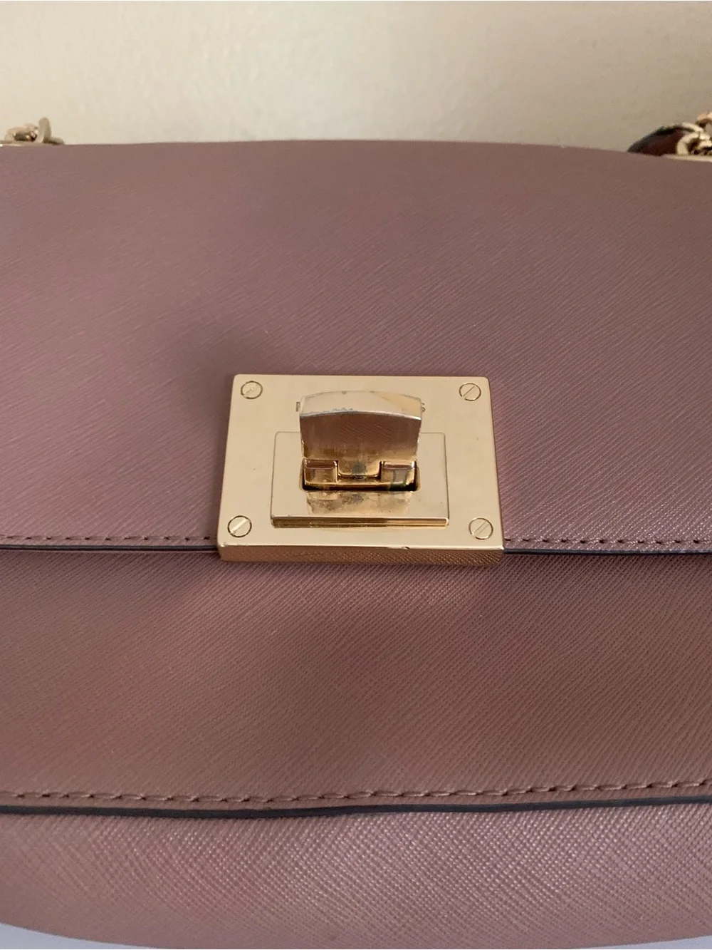 Michael Kors structured leather